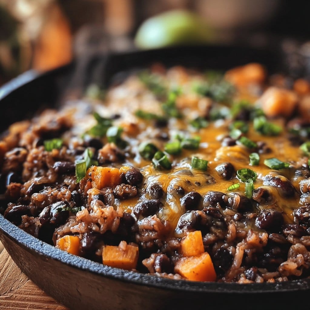 Southwest Black Bean Skillet Recipe