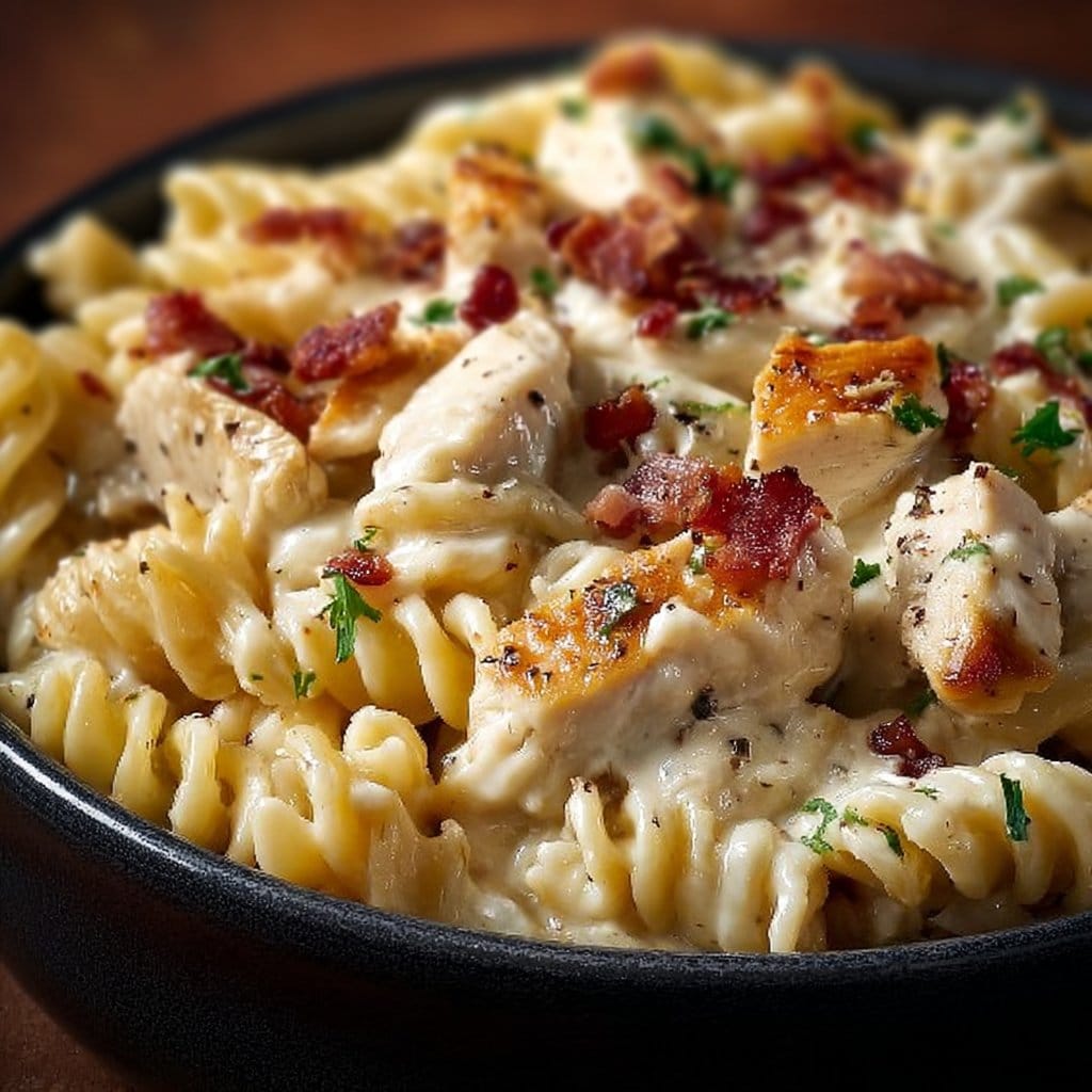 Chicken Bacon Ranch Pasta