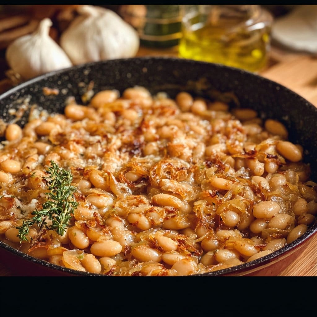 Caramelized Onion Cannellini Beans