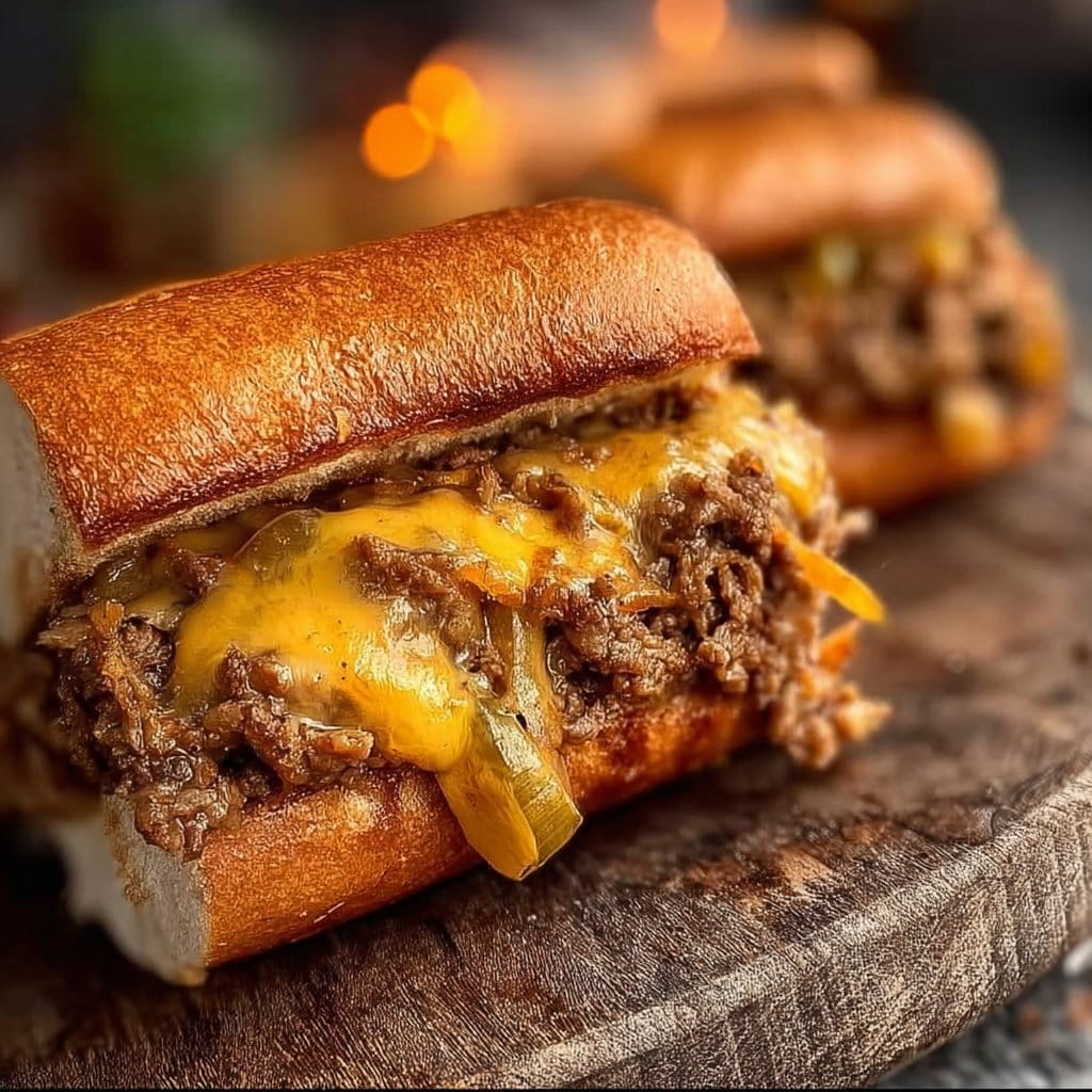 Philly Cheesesteak Sloppy Joes