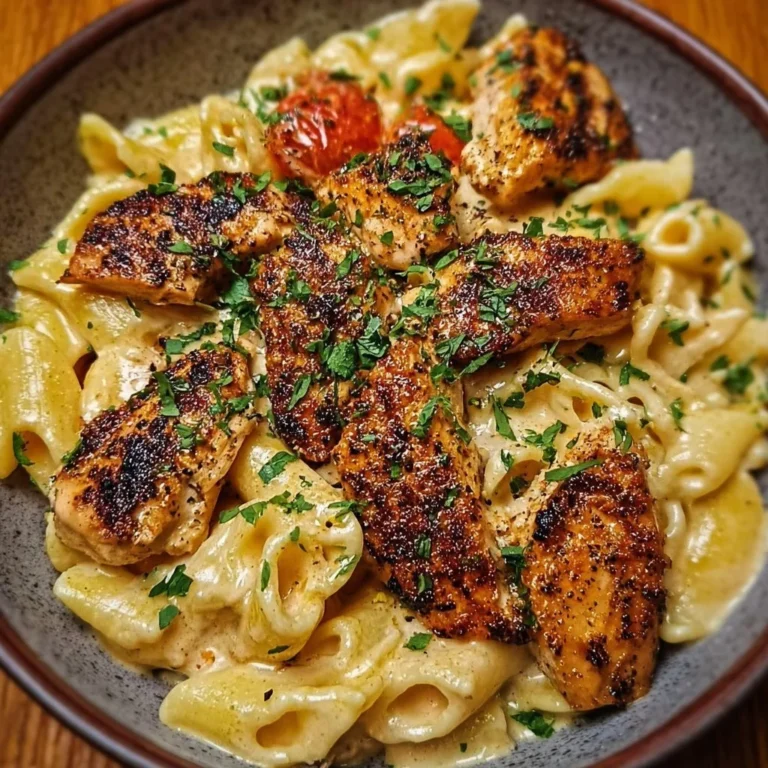 Delicious Cajun Chicken Pasta with spicy chicken and creamy sauce