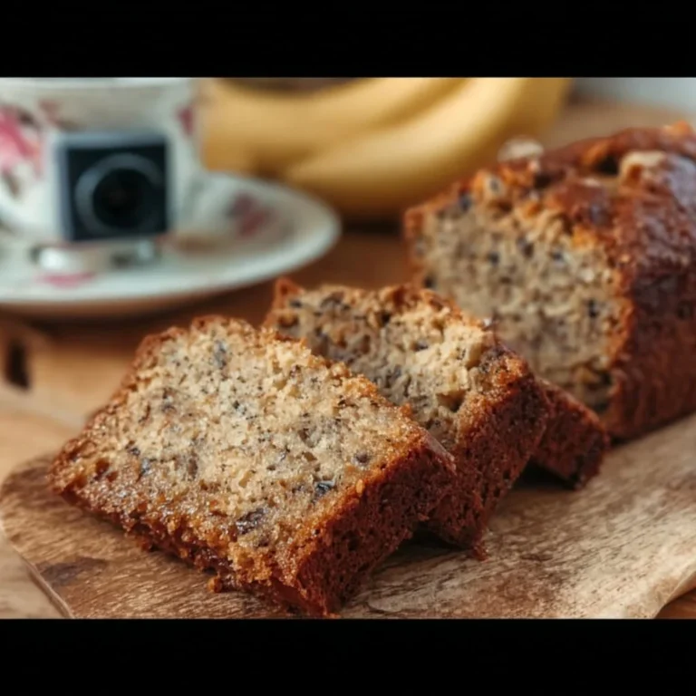Delicious homemade banana bread inspired by Starbucks recipe