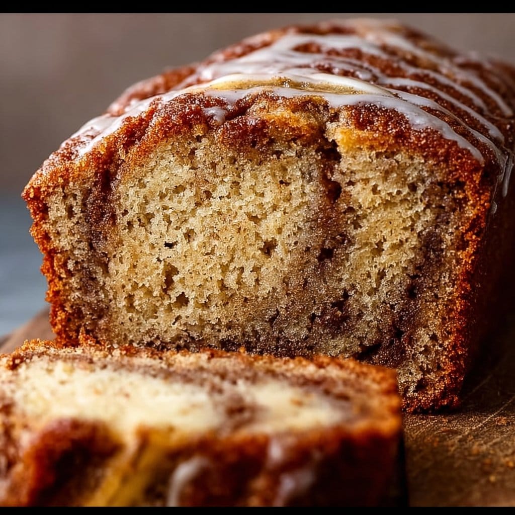 Homemade Cinnamon Swirl Banana Bread
