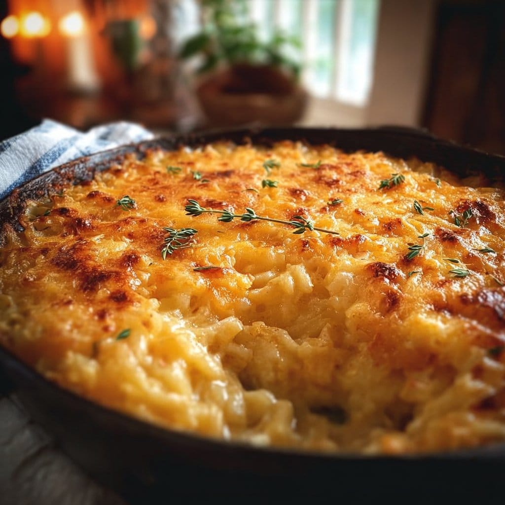Cheesy Hashbrown Potato Casserole