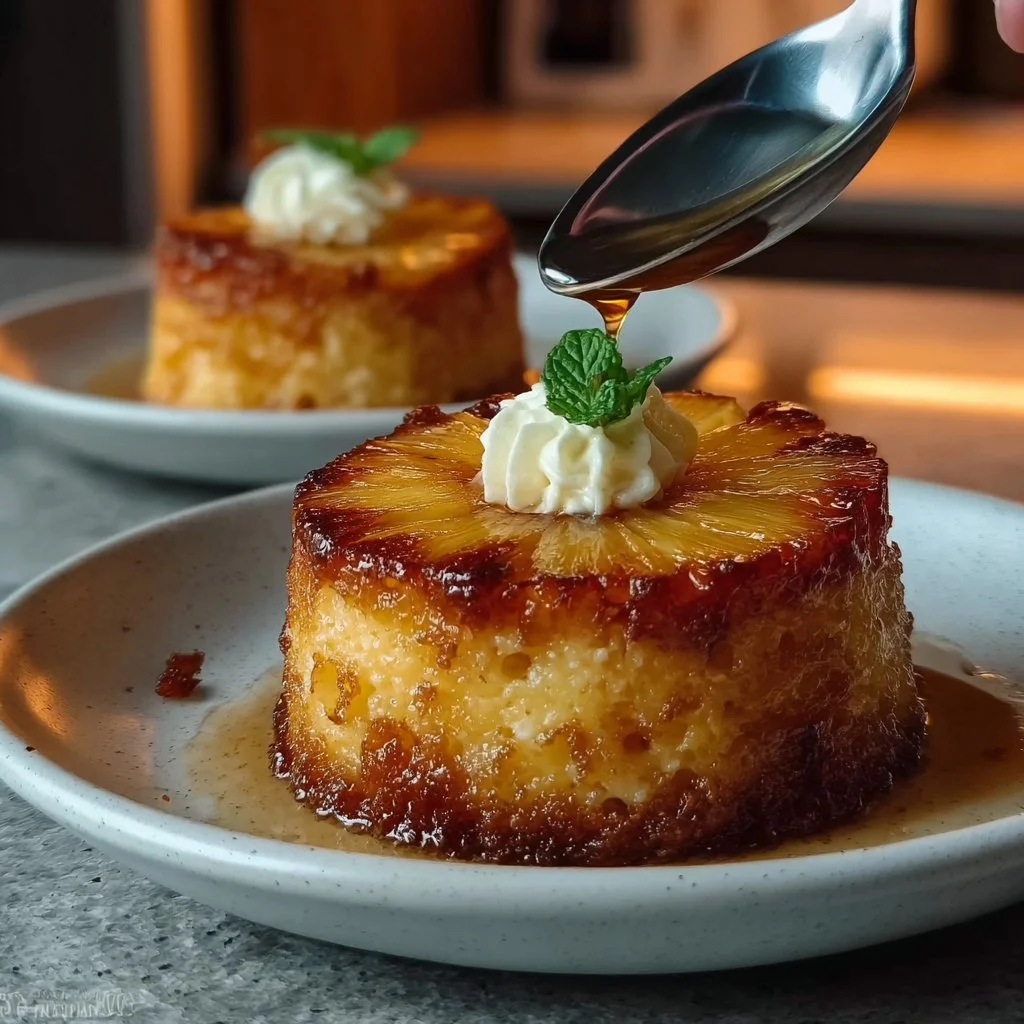 Petits Moelleux Renversés à l'Ananas & Mascarpone