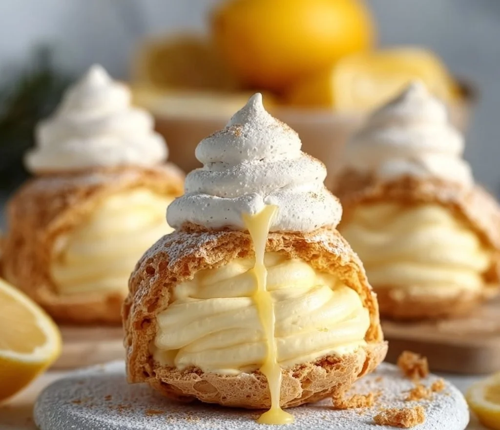 Choux à la crème au citron