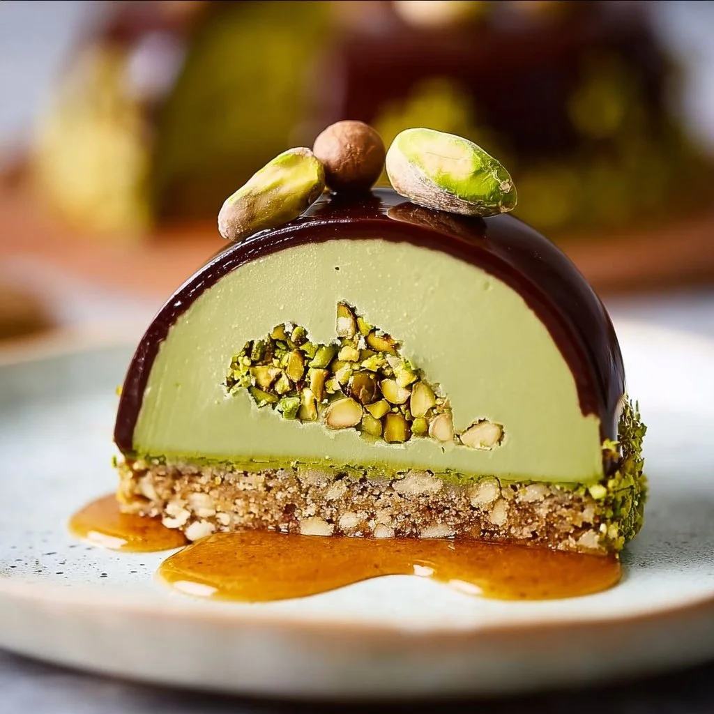 Entremet Praliné aux Pistaches