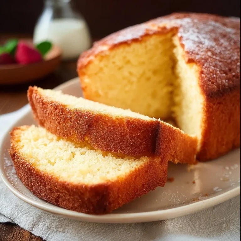 Gâteau au yaourt classique, moelleux et délicieux, parfait pour un dessert