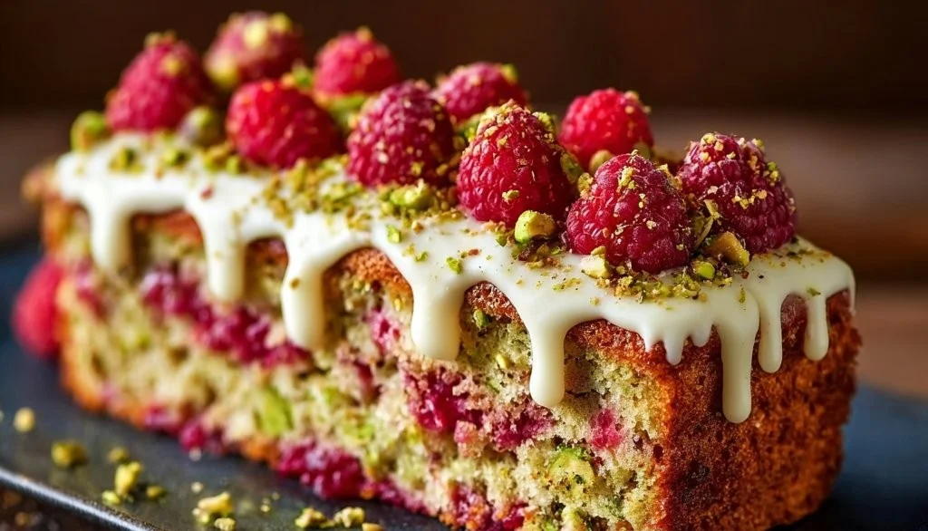 Gâteau Céleste Pistache-Framboise