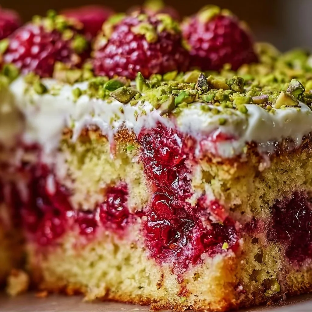 Gâteau Céleste Pistache-Framboise | Recette pâtisserie facile, Gâteaux et desserts, Recette dessert