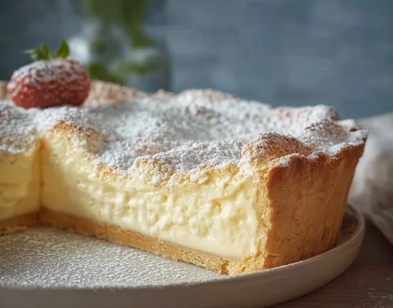 Gâteau Crémeux à la Vanille Tarte Nuage, une délicieuse pâtisserie