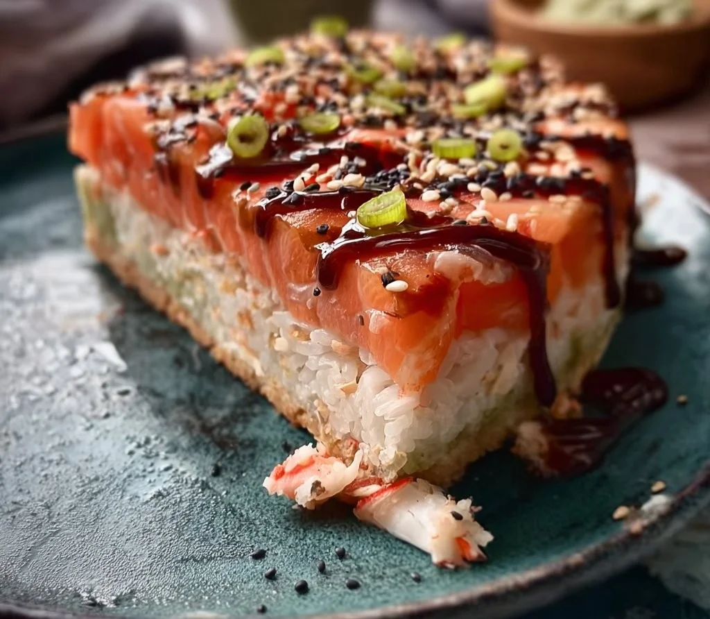 Gâteau sushi