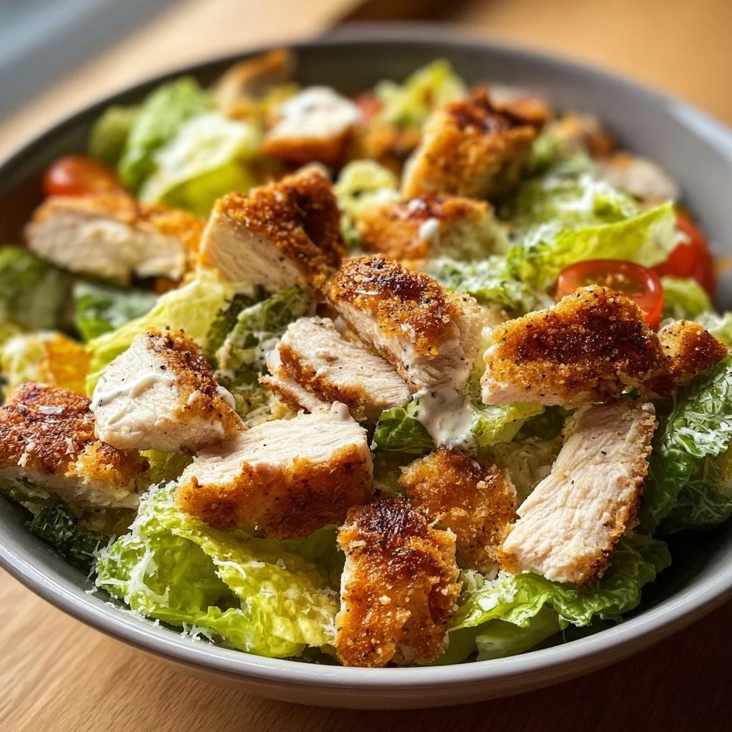 Salade César au Poulet Light au Airfryer