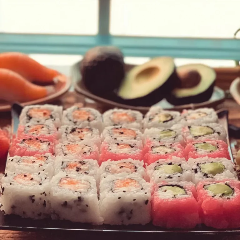 Plateau de sushis maison savoureux et frais