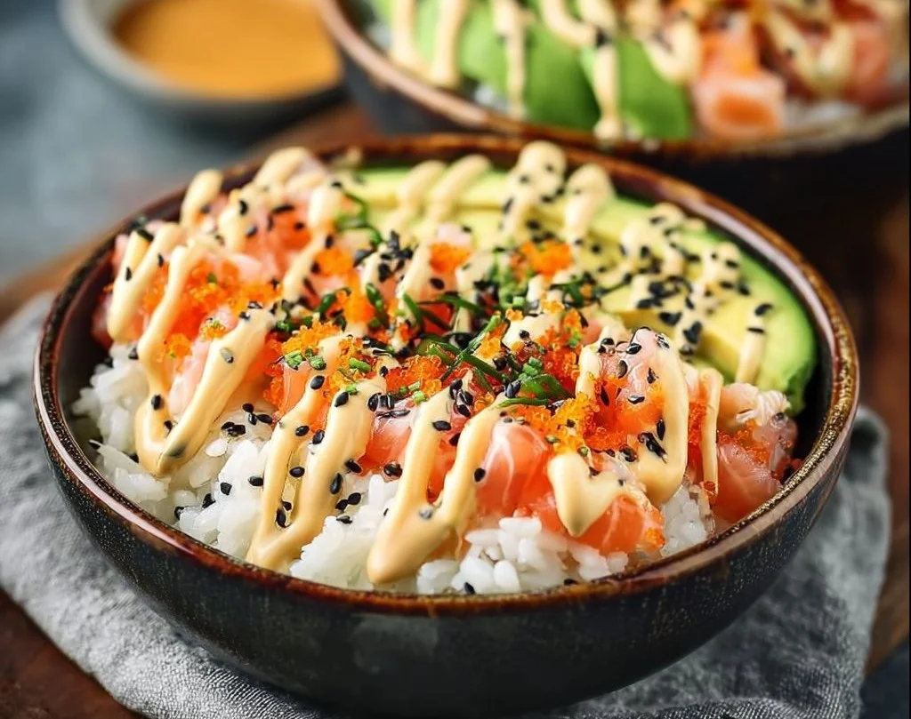 Bols de sushi inspir&eacute;s du California Roll