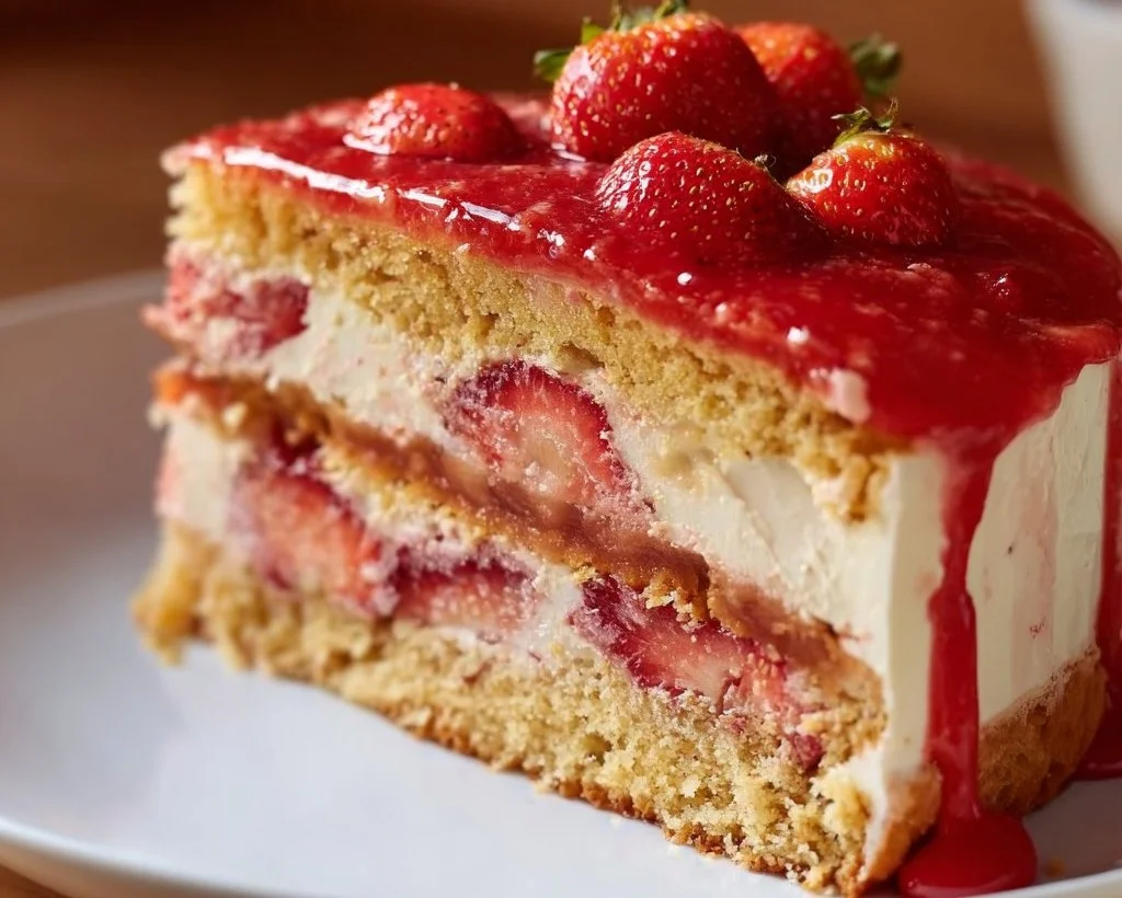 Classic Strawberry Cake
