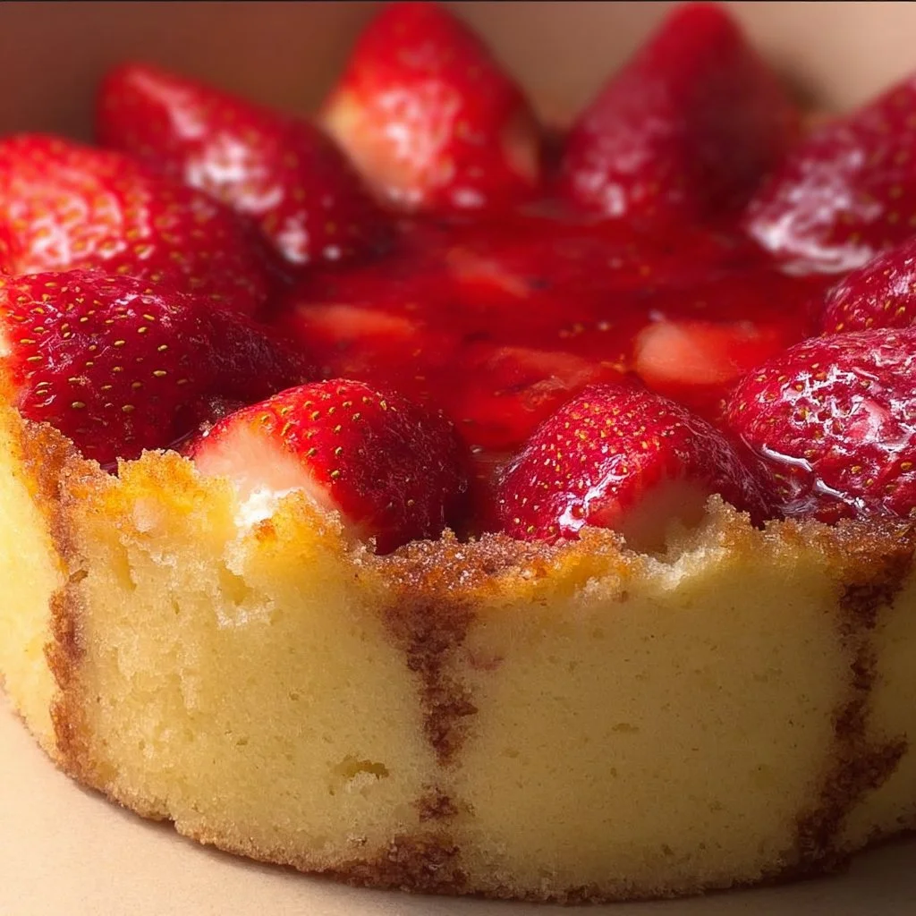 G&acirc;teau aux fraises fran&ccedil;ais