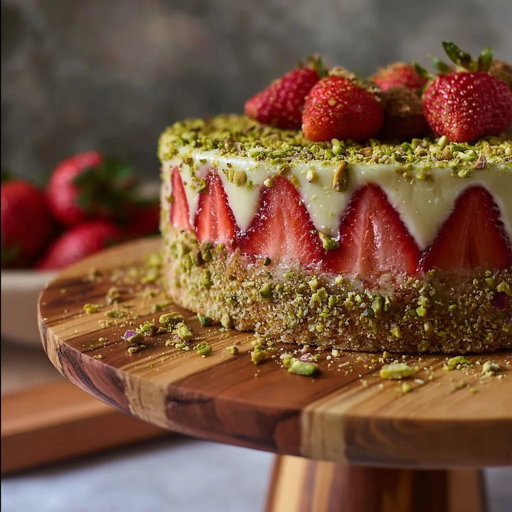 G&acirc;teau Pistache Fraise