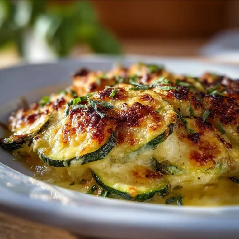 Gratin de courgettes au parmesan léger, plat savoureux et sain