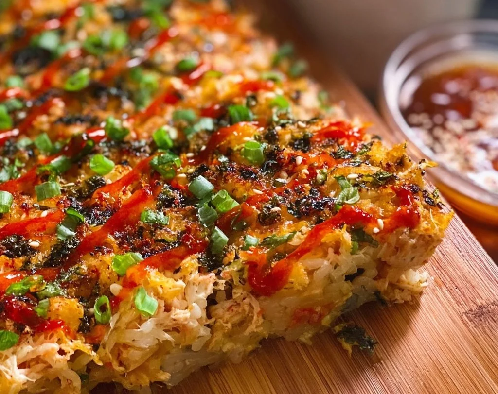 Maki gratiné au crabe relevé