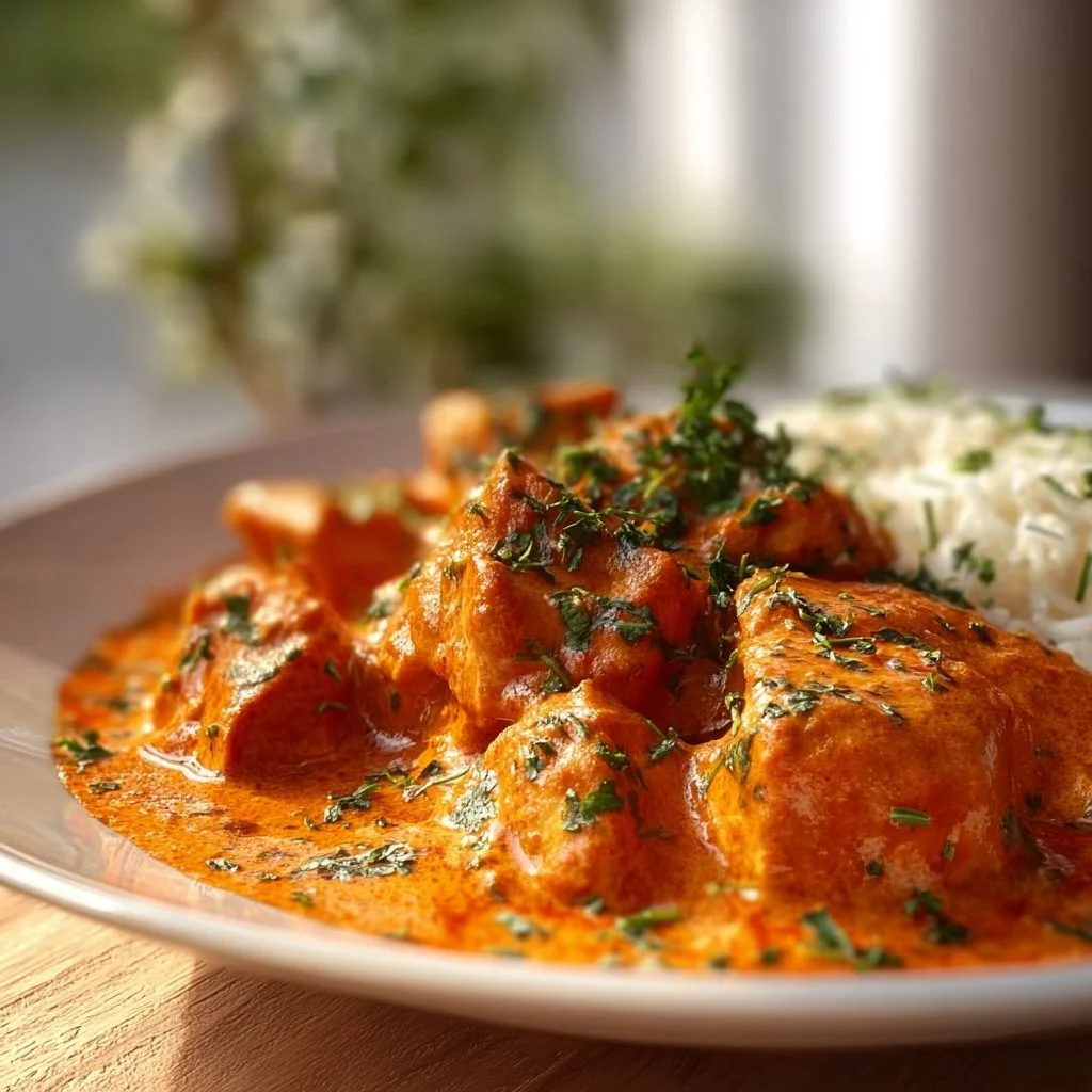 Recette de Poulet au Beurre fait maison avec des ingrédients frais