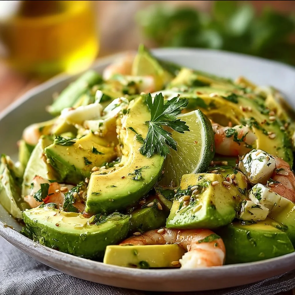 Salade d'avocat exotique