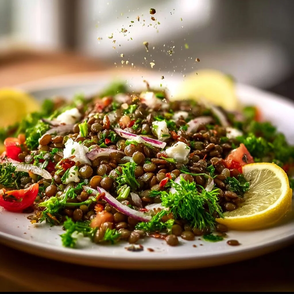 Salade de lentilles libanaise parfaite