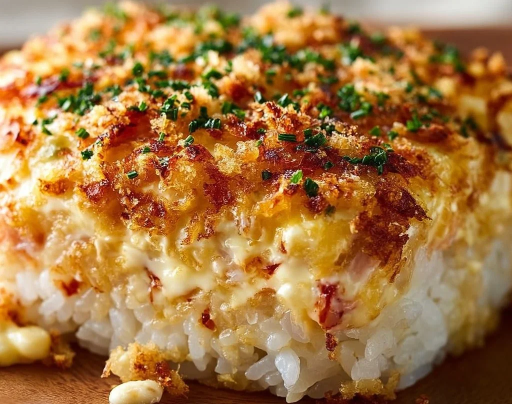 Sushi au four cr&eacute;meux et dor&eacute;, recette facile
