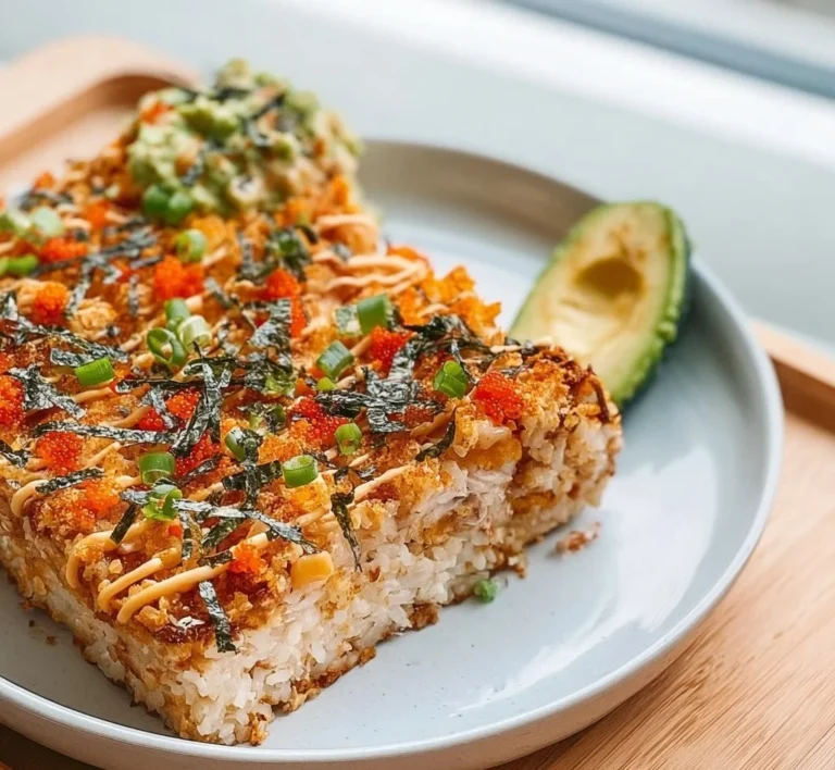 Recette de Sushi Bake virale sur TikTok, un plat savoureux à partager