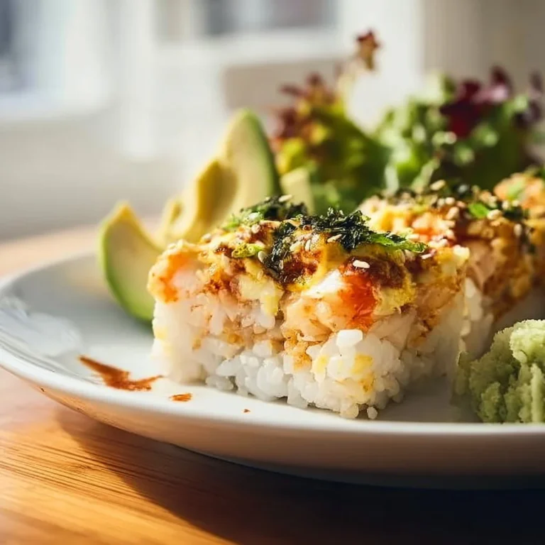 Sushi Bake savoureux et facile à préparer, un plat gourmand pour partager.