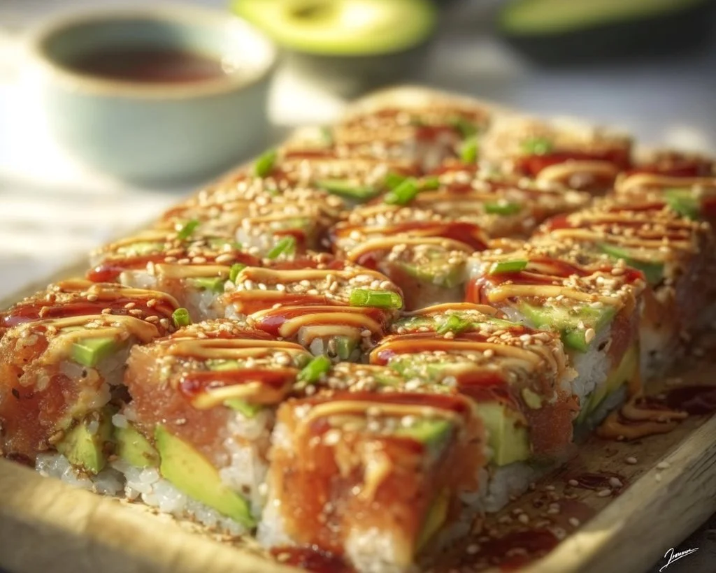 Sushi épicé au thon