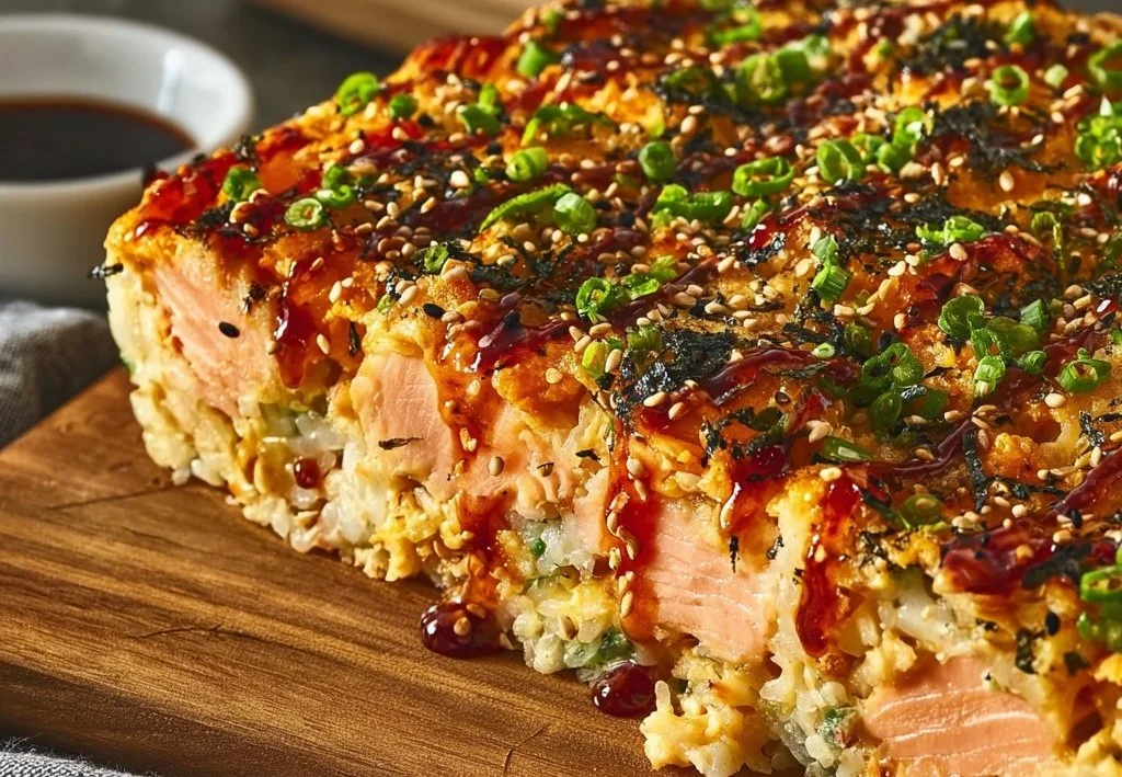 Sushi express au saumon épicé