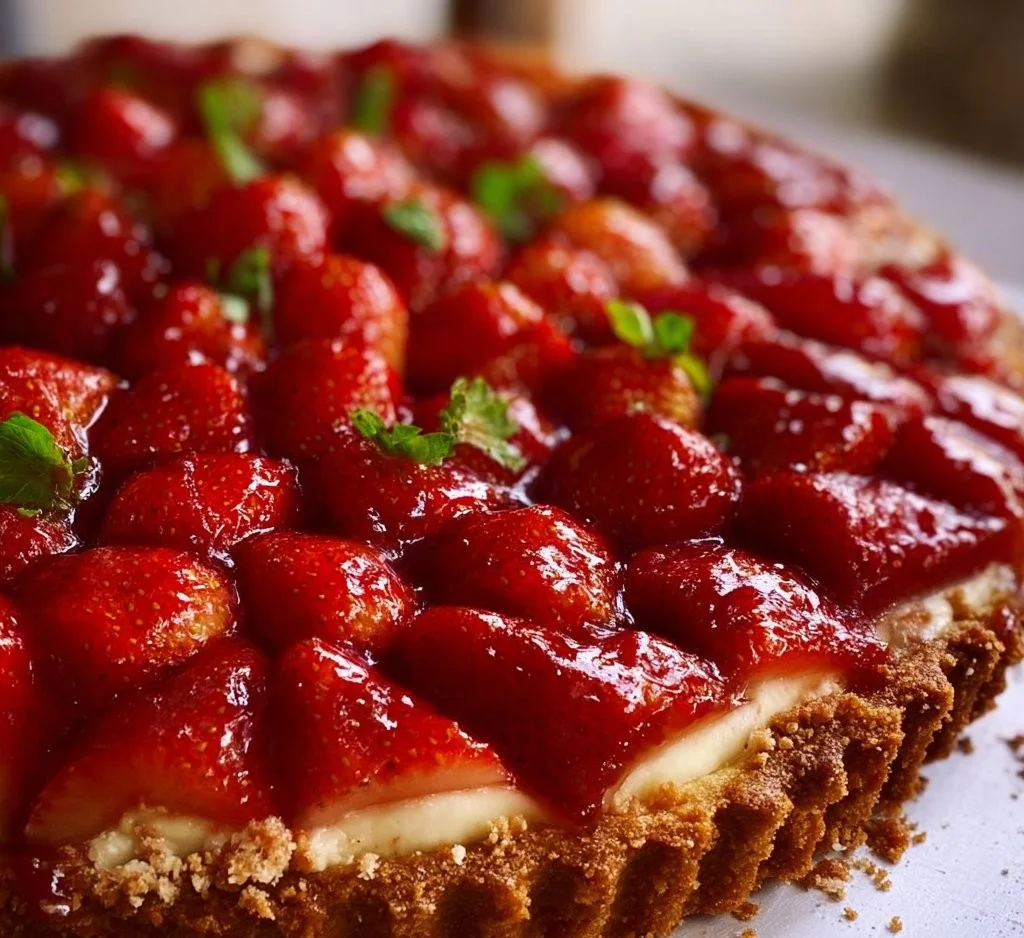 Tarte aux fraises