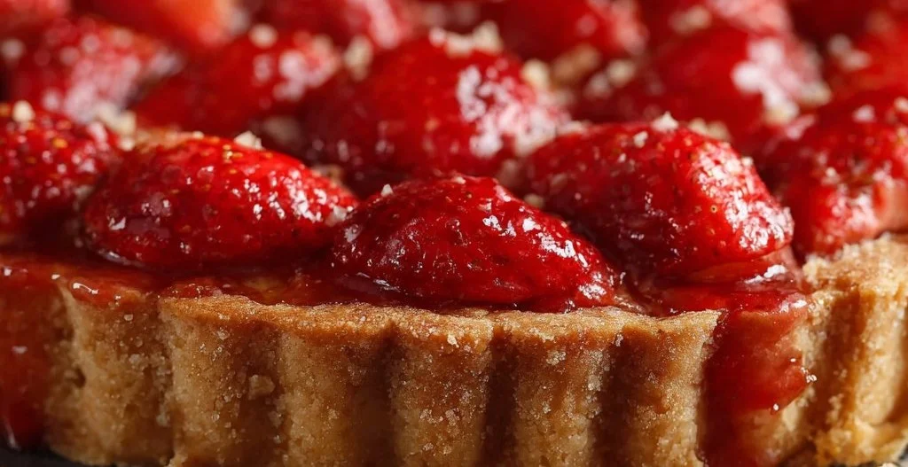 Tarte aux fraises &agrave; l'ancienne