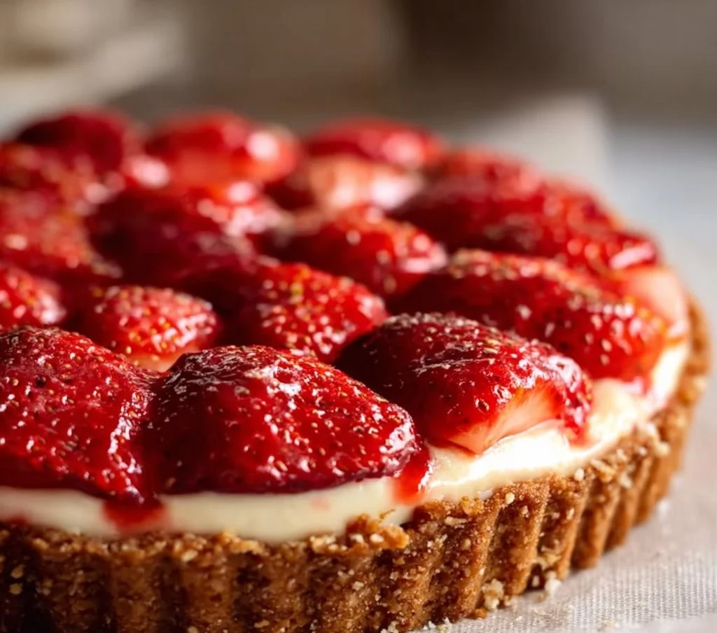 Tarte aux Fraises sans Cuisson