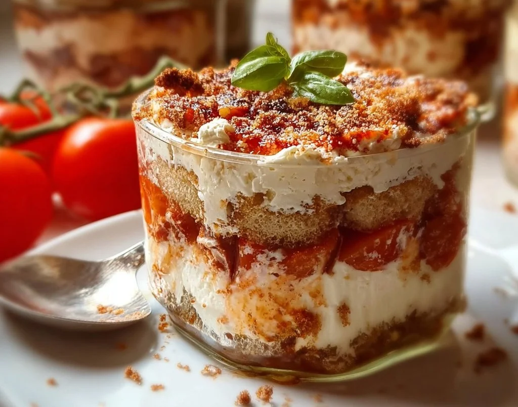 Tiramisu de Tomates et Feta