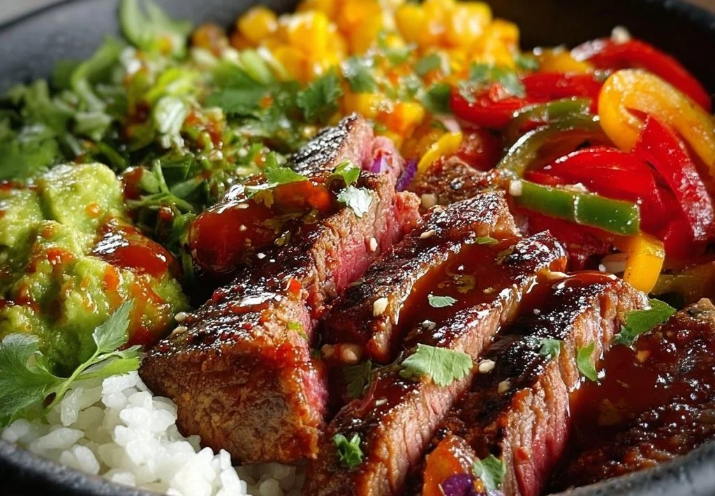 Bol gourmand aux fajitas de steak