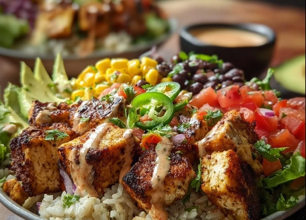 Bols de poulet à la saveur du Sud-Ouest