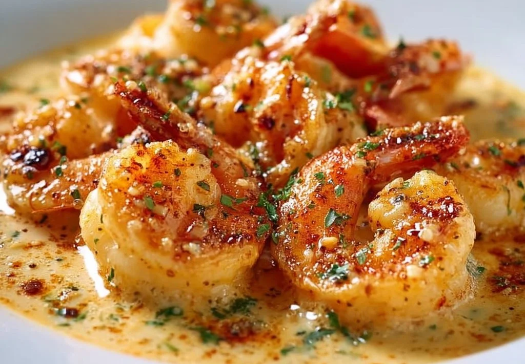 Crevettes crémeuses au paprika