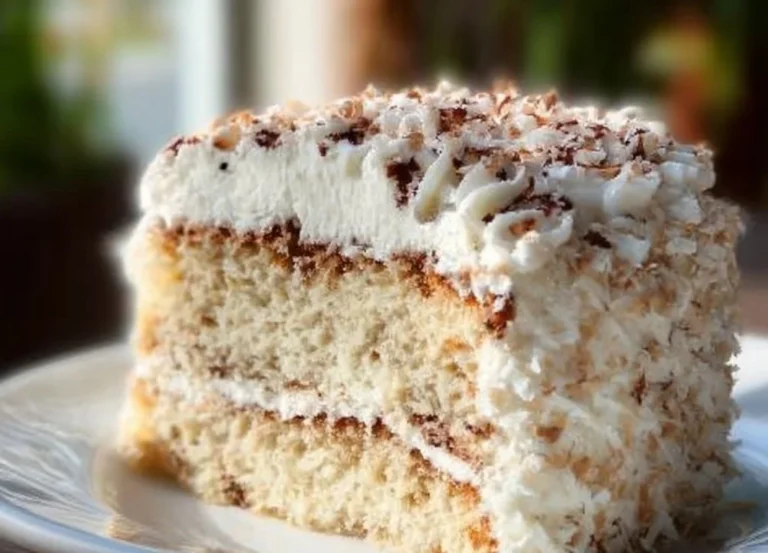 Gâteau à la crème à la mode italienne, moelleux et crémeux, parfait pour les desserts.