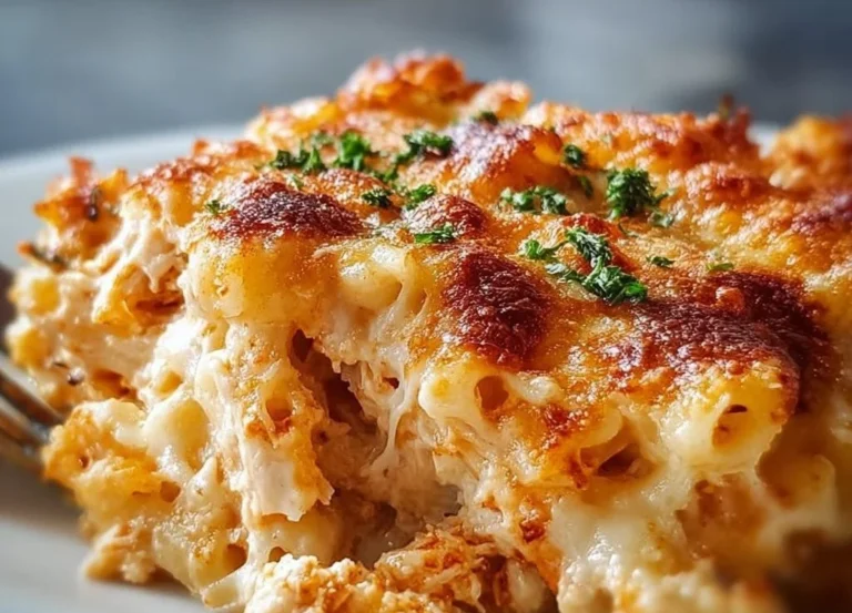Casserole de poulet parmesan délicieusement fromagée et riche en protéines