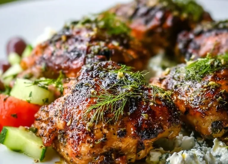 Recette de poulet à la grecque réinventé, plat savoureux et coloré