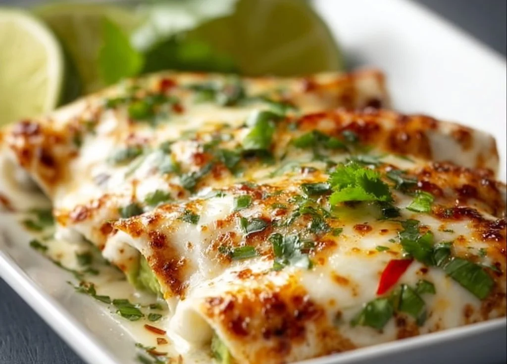 Poulet et avocat en enchiladas