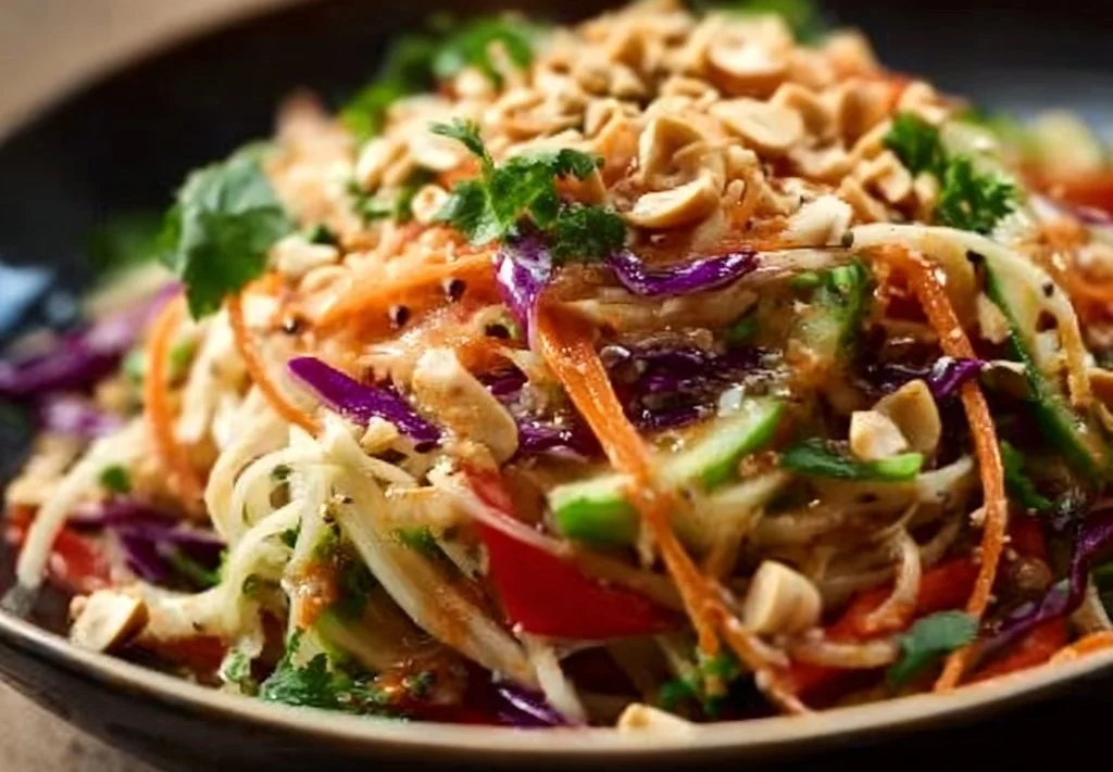 Salade thaïlandaise aux cacahuètes