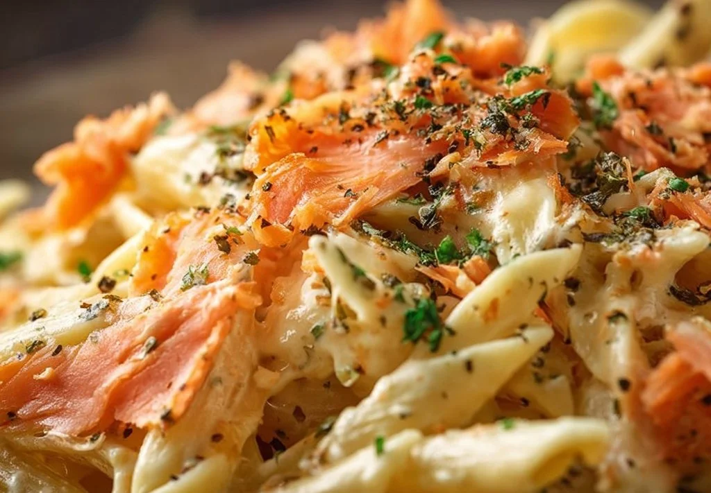 Tagliatelles onctueuses au saumon fumé et crème