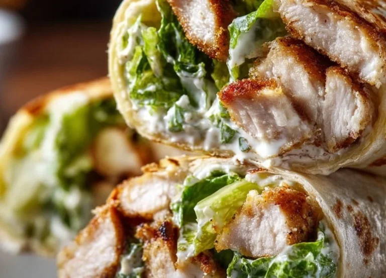 Wraps César au poulet suprême savoureux et frais